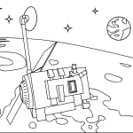 LRO coloring page