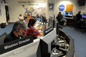 LRO team in mission control
