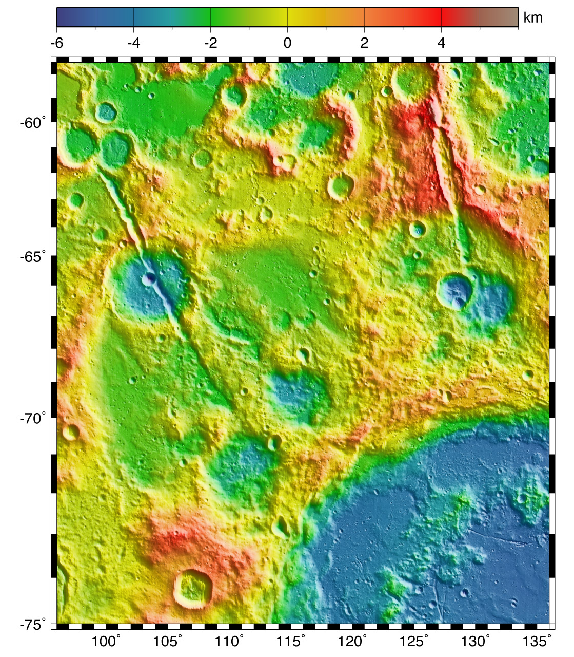 LOLA Data Help Refine Impact Basin Sizes