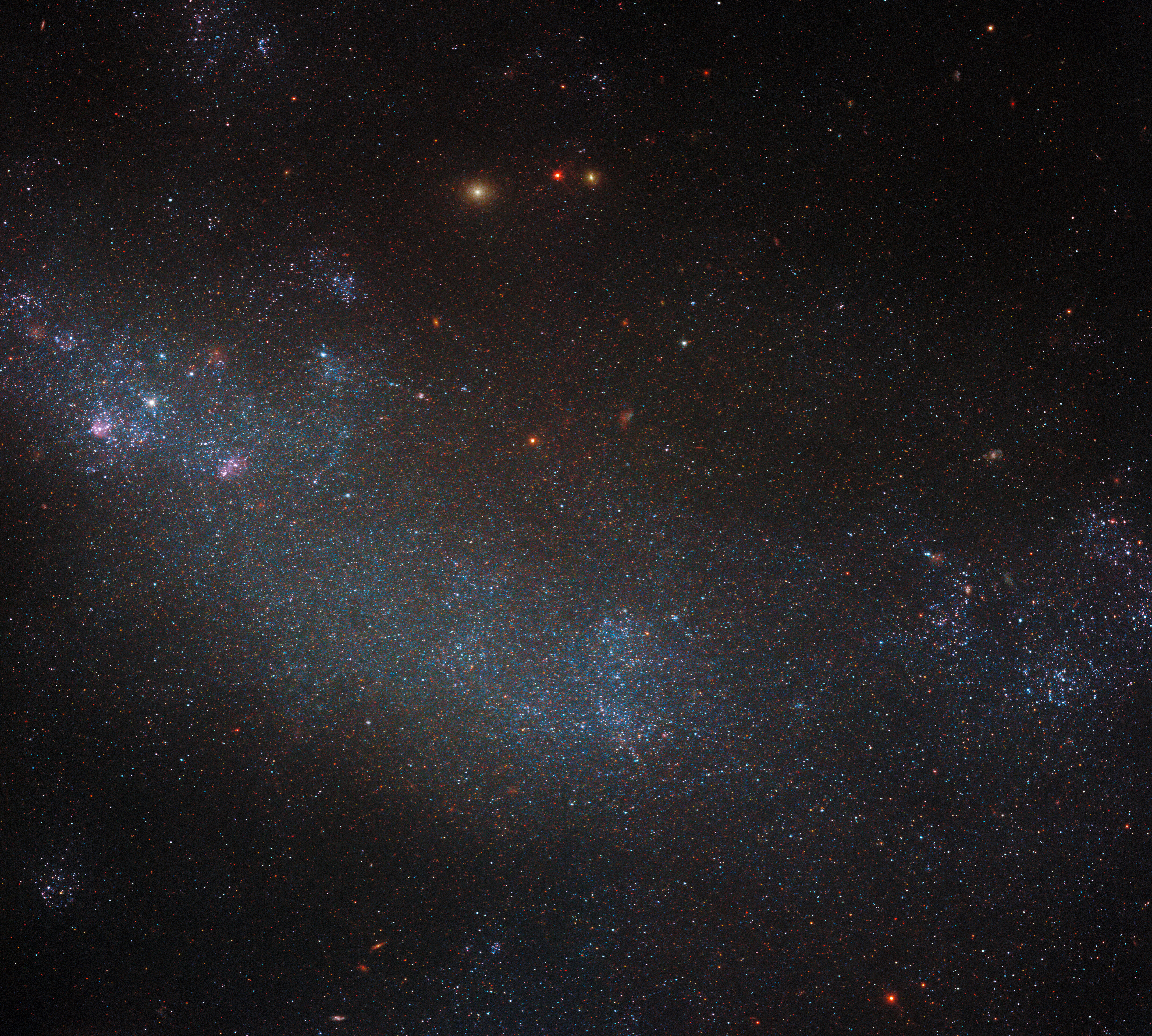 Hubble Spots a Galaxy Shrouded by Stars