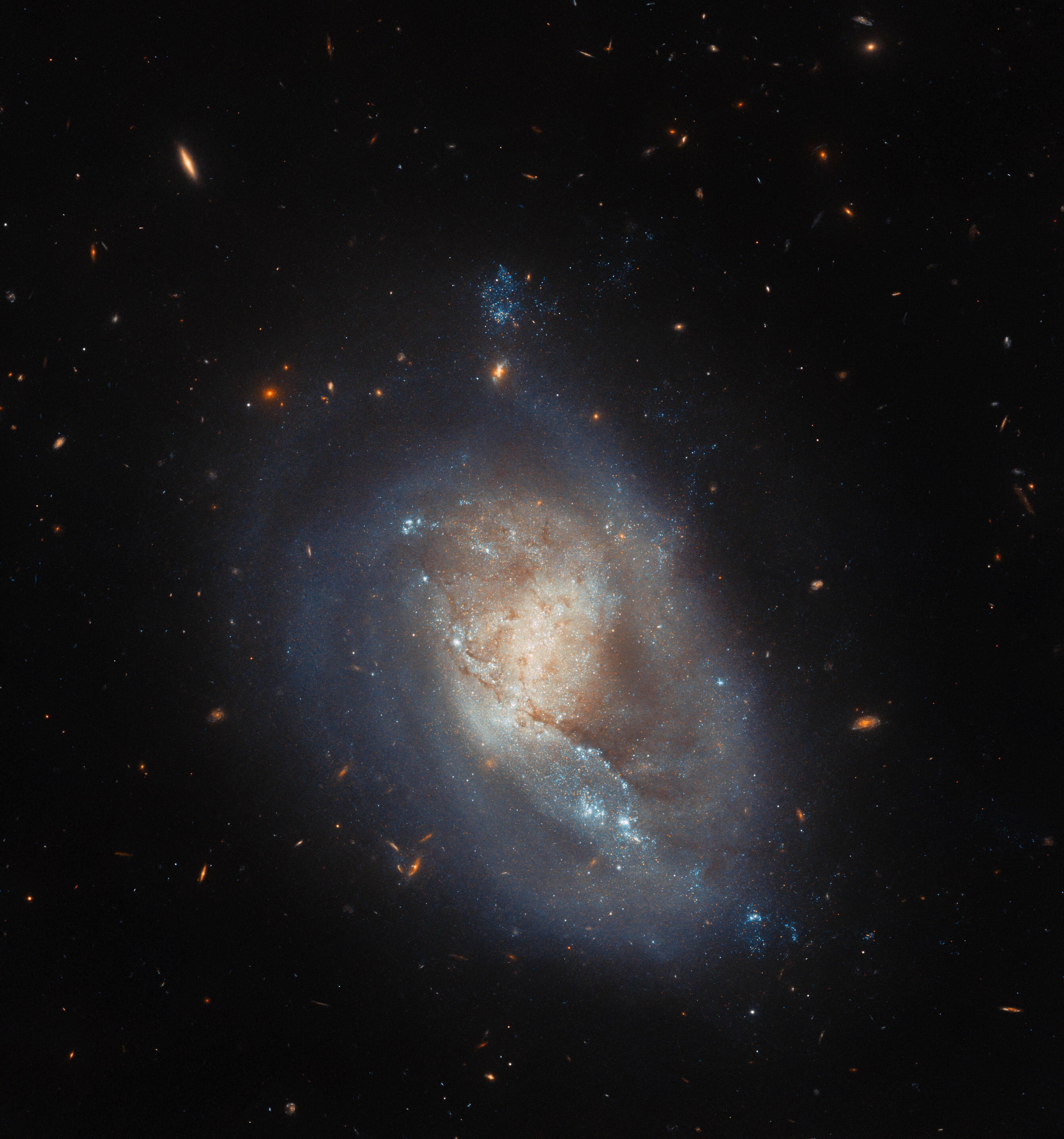 Hubble Views an Active Star-Forming Galaxy