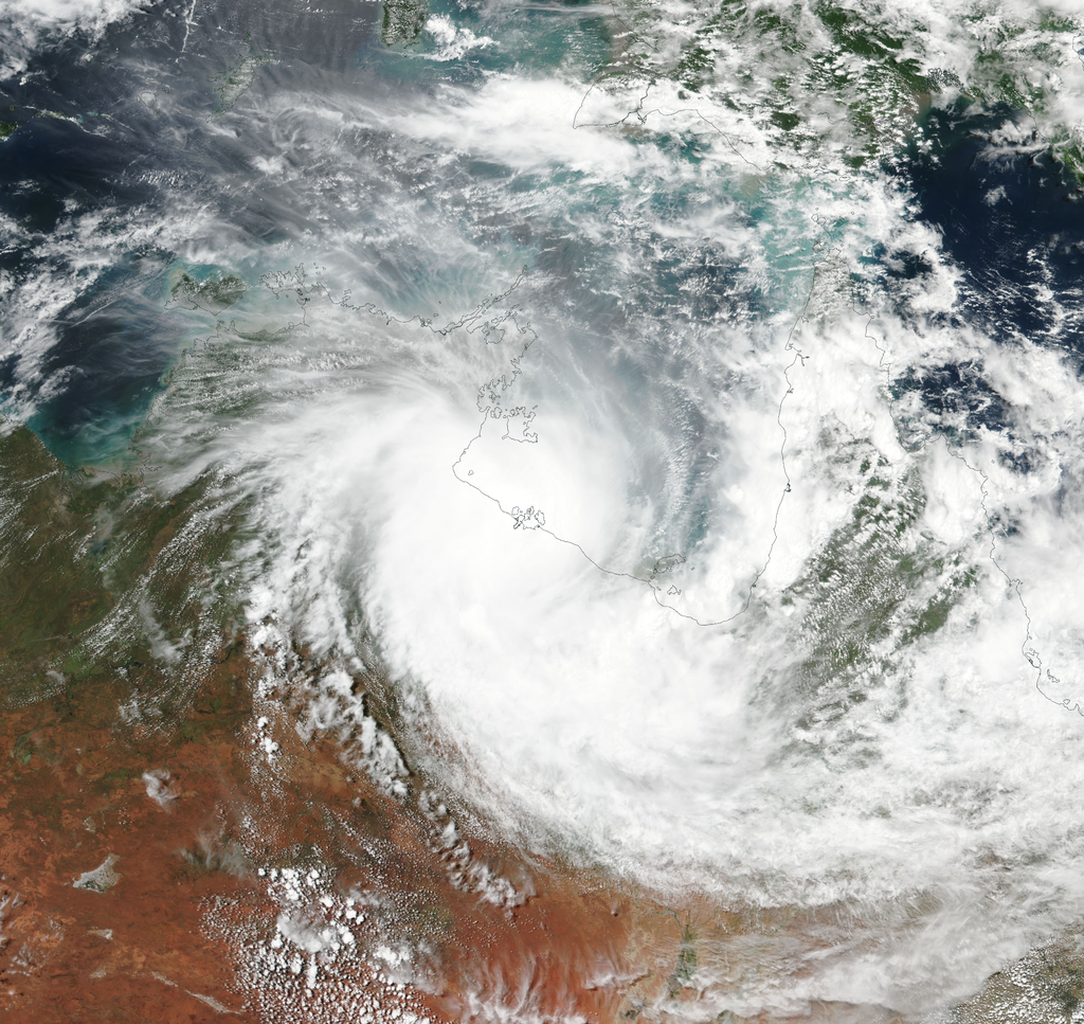 An image of Tropical Cyclone Megan