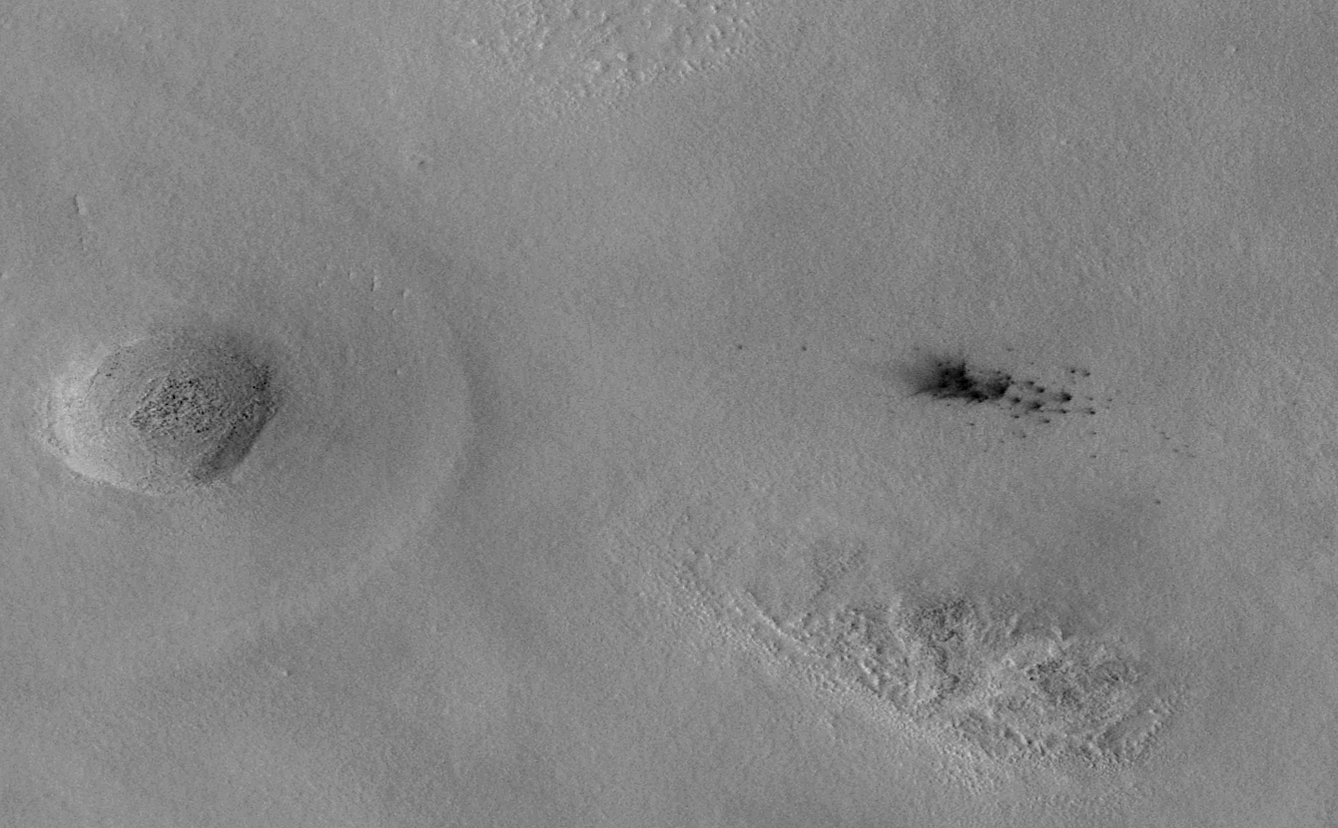 New Impact Craters on Mars (after)
