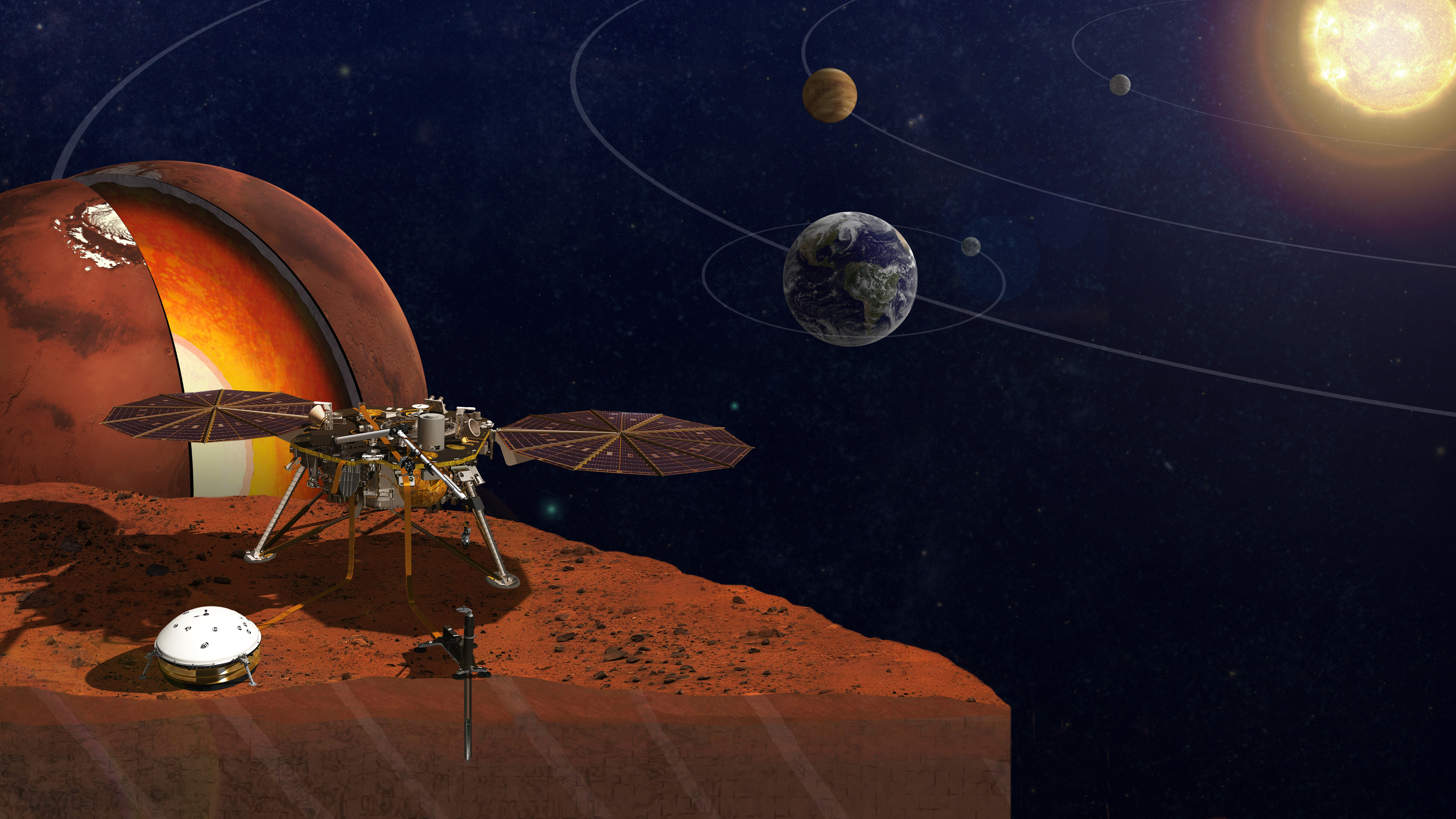 NASA's InSight lander will travel to Mars next year. When it does, it will be carrying two microchips bearing the names of members of the public.