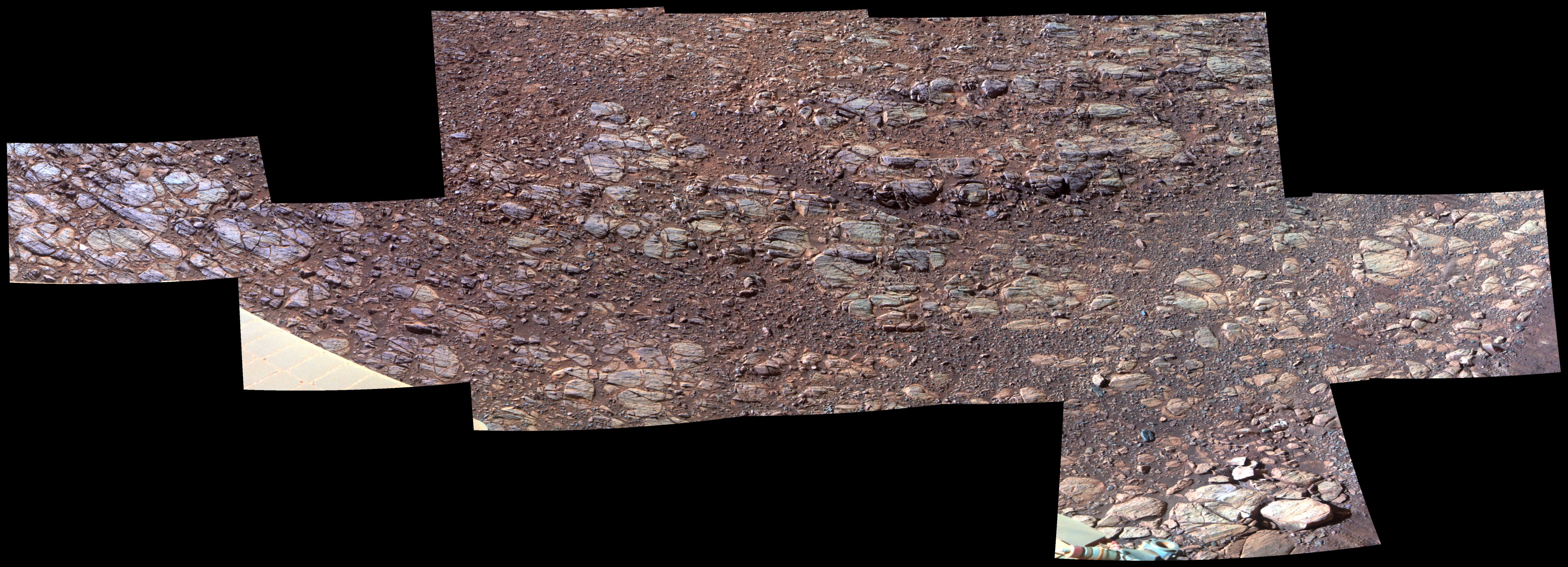 Wind's Marks in "Perseverance Valley" (Enhanced Color)