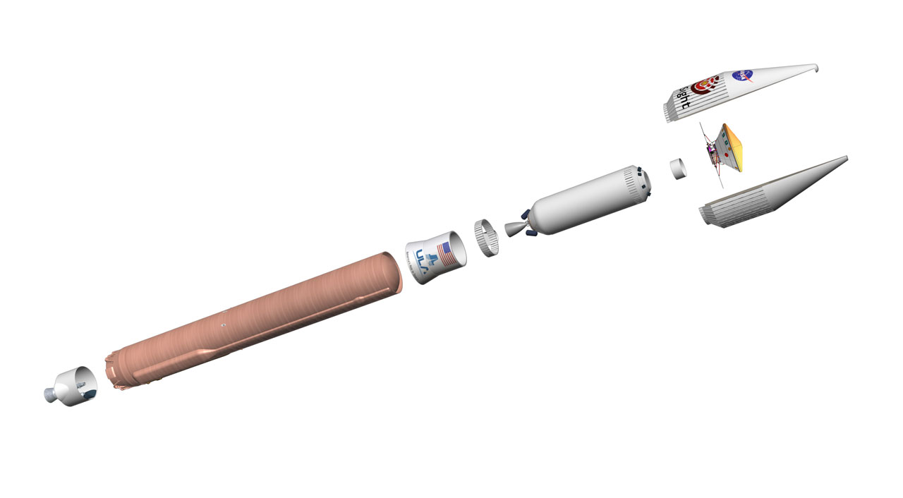 Artist's concept of the Atlas V-401 rocket.