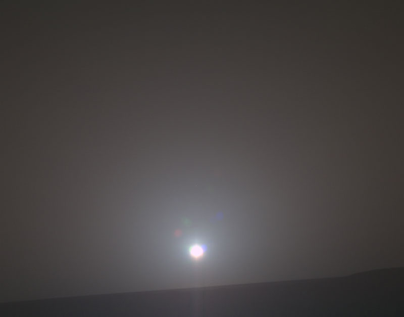 NASA's Mars Exploration Rover Opportunity recorded the dawn of the rover's 4,999th Martian day, or sol, with its Panoramic Camera (Pancam) on Feb. 15, 2018, yielding this processed, approximately true-color scene.