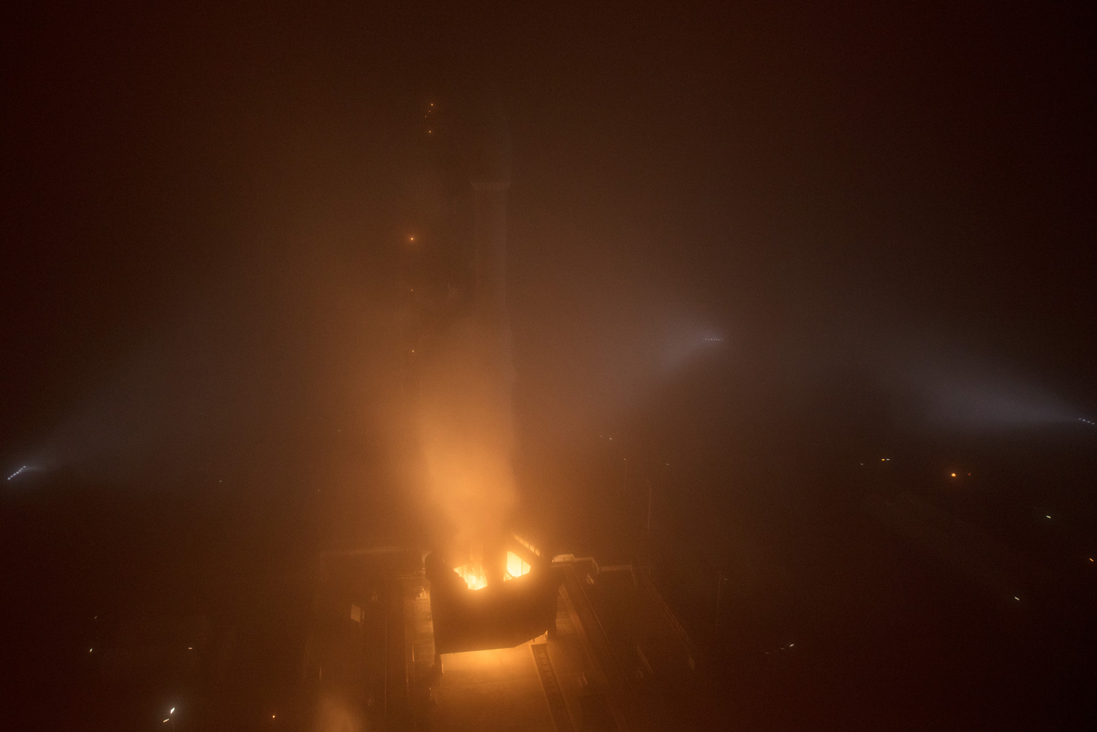 The NASA InSight spacecraft launches onboard a United Launch Alliance Atlas-V rocket, Saturday, May 5, 2018, from Vandenberg Air Force Base in California. InSight, short for Interior Exploration using Seismic Investigations, Geodesy and Heat Transport, is a Mars lander designed to study the "inner space" of Mars: its crust, mantle, and core.