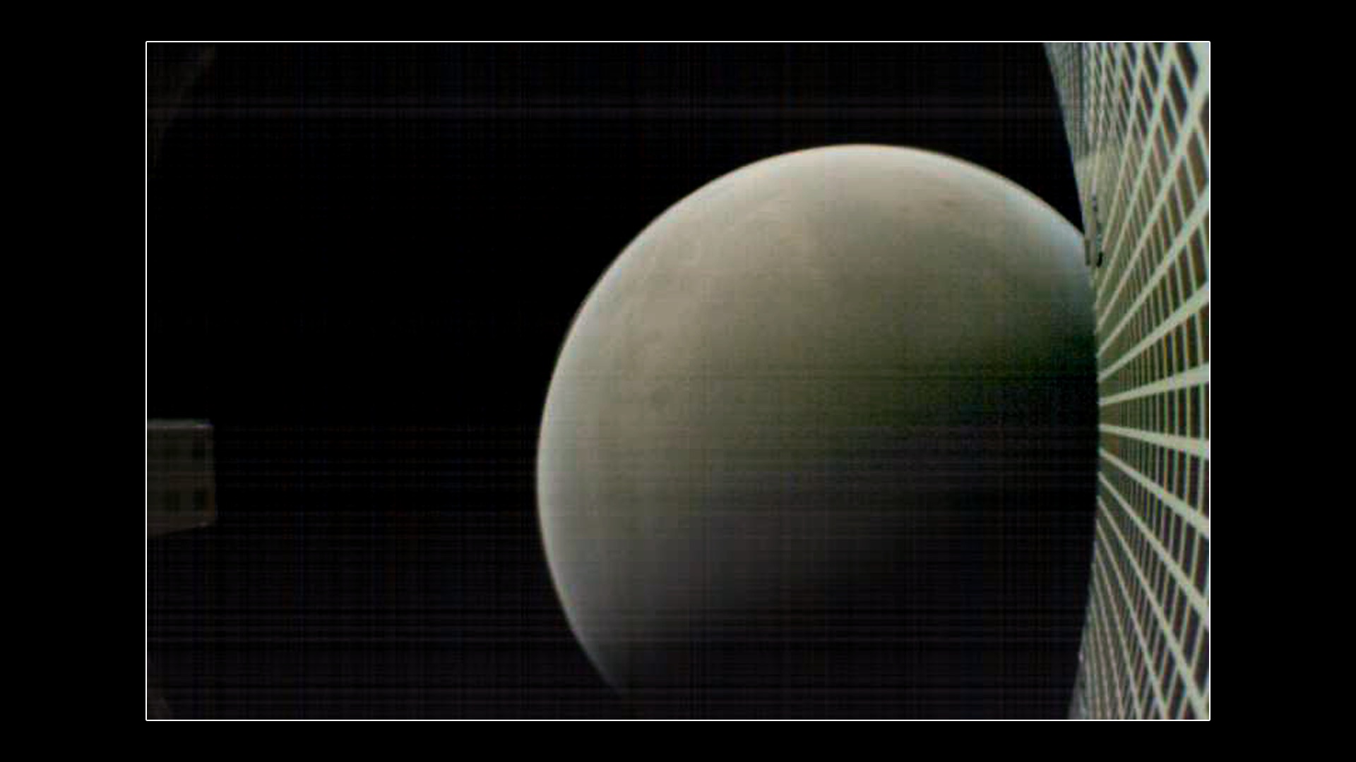 MarCO-B, one of the experimental Mars Cube One (MarCO) CubeSats, took this image of Mars from about 4,700 miles (7,600 kilometers) away during its flyby of the Red Planet on Nov. 26, 2018. MarCO-B was flying by Mars with its twin, MarCO-A, to attempt to serve as communications relays for NASA’s InSight spacecraft as it landed on Mars.
