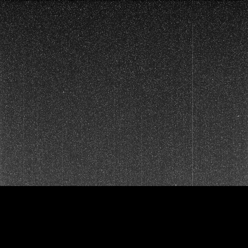 Taken on June 10, 2018 (the 5,111th Martian day, or sol, of the mission) this “noisy,” incomplete image was the last data NASA's Opportunity rover sent back from Mars.