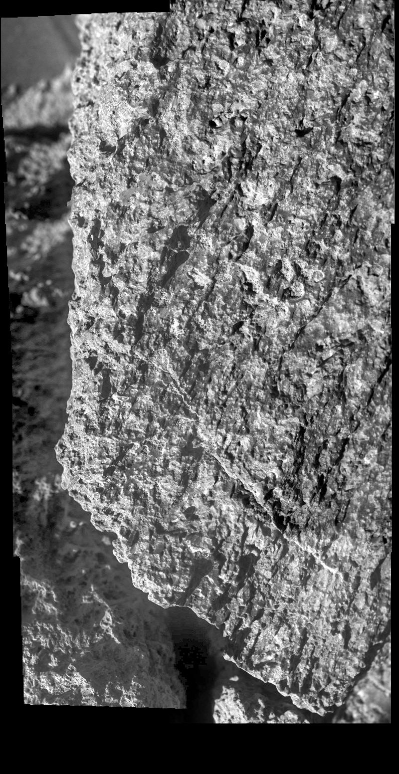 Close up of a Martian rock nicknamed "Jornada del Muerto"