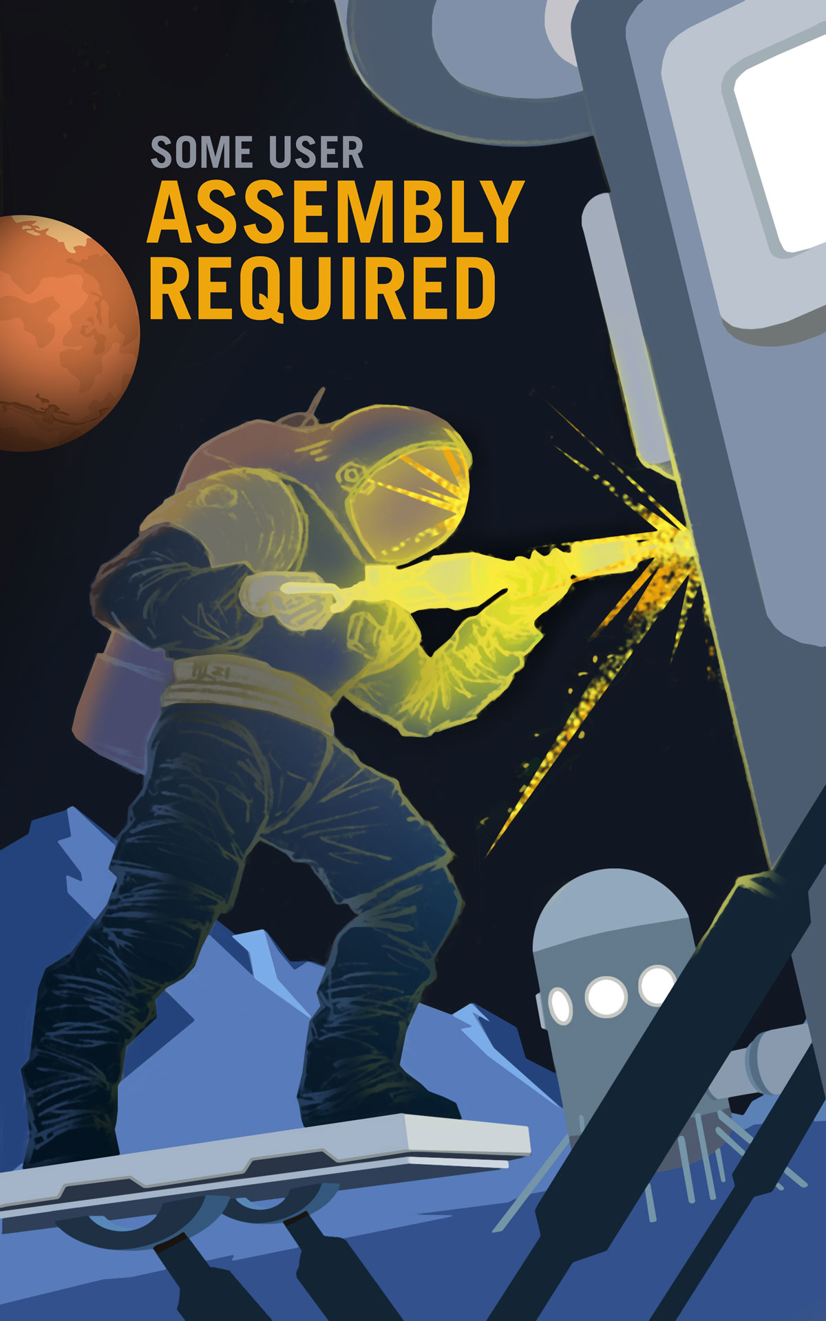Assembly Required to Build Our Future on Mars and its Moons Poster