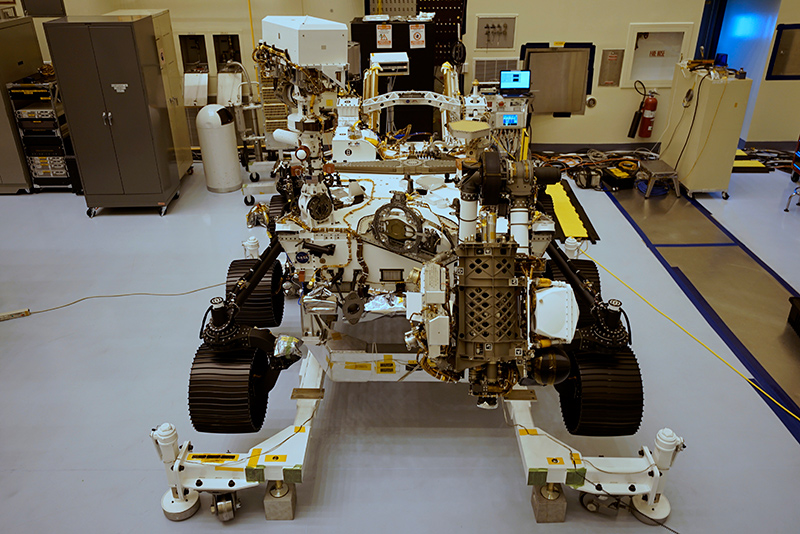 Mars Perseverance rover at Kennedy Space Center in Florida