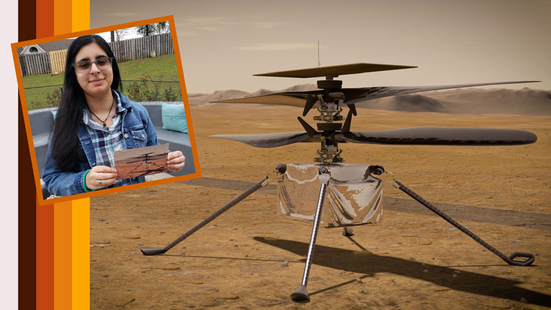Vaneeza Rupani and the Mars Helicopter