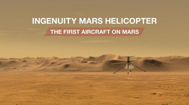 
			NASA's Ingenuity Mars Helicopter: The First Aircraft on Mars			