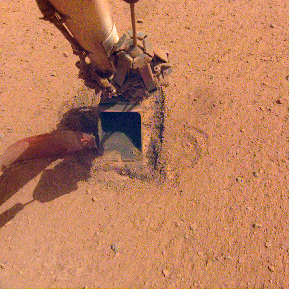 InSight's mole on Mars