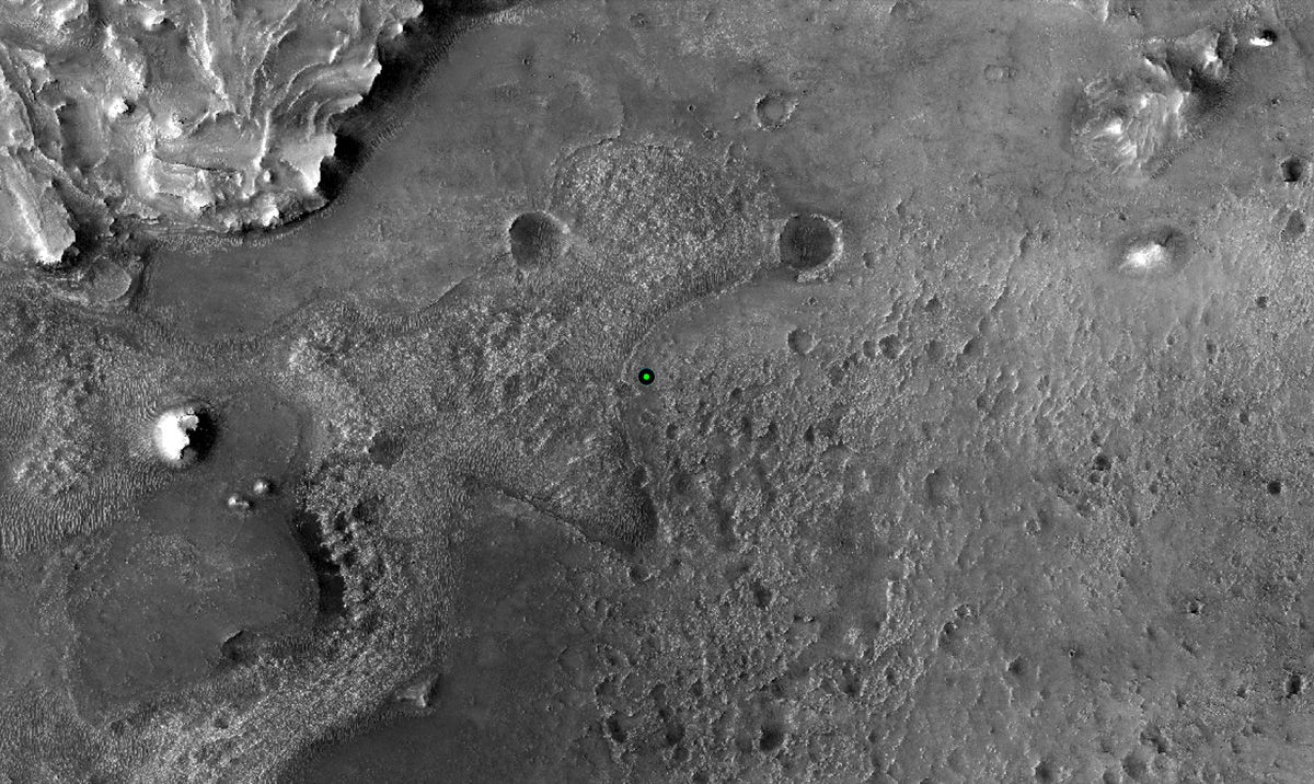 landing site of Mars 2020