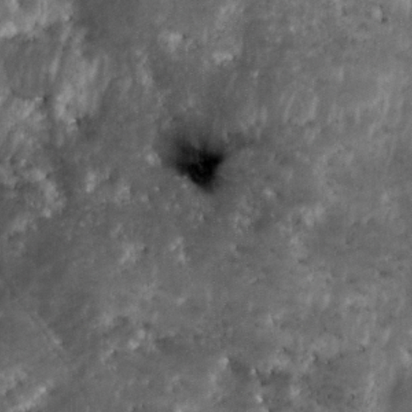 location of heat shield on Mars