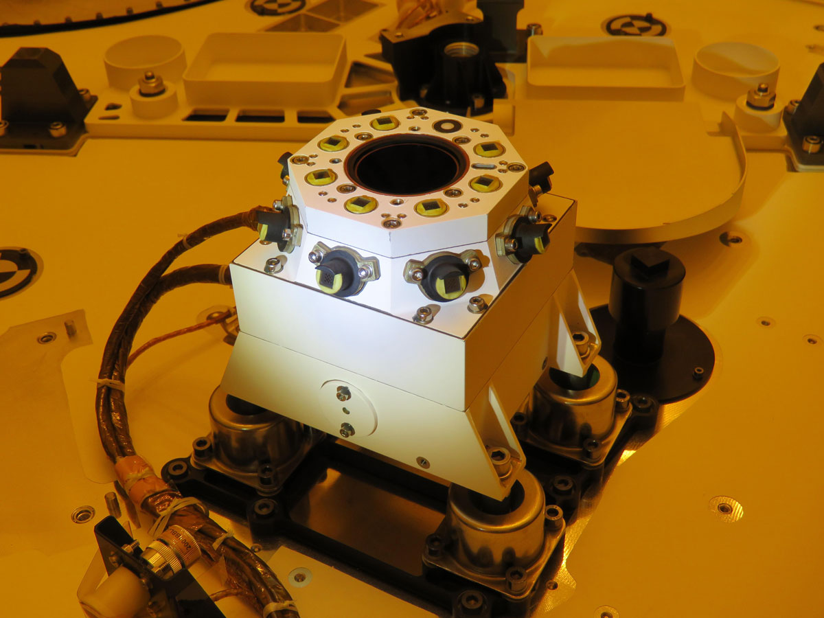 SkyCam is a sky-facing camera aboard NASA's Perseverance Mars rover. As part of the Mars Environmental Dynamics Analyzer (MEDA), the rover's set of weather instruments, SkyCam will take images and video of clouds passing in the Martian sky.