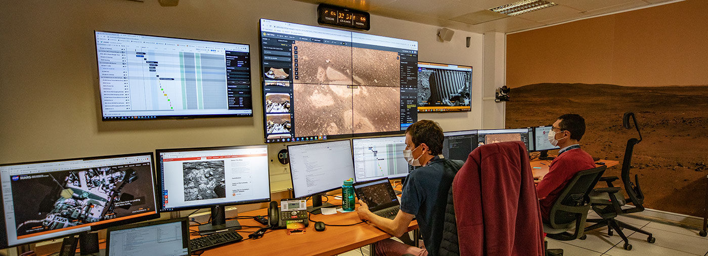 The Mars Perseverance rover’s SuperCam instrument team uses COCPIT at the French Operations Center for Science and Exploration at the National Center for Space Studies field center in Toulouse, France.
