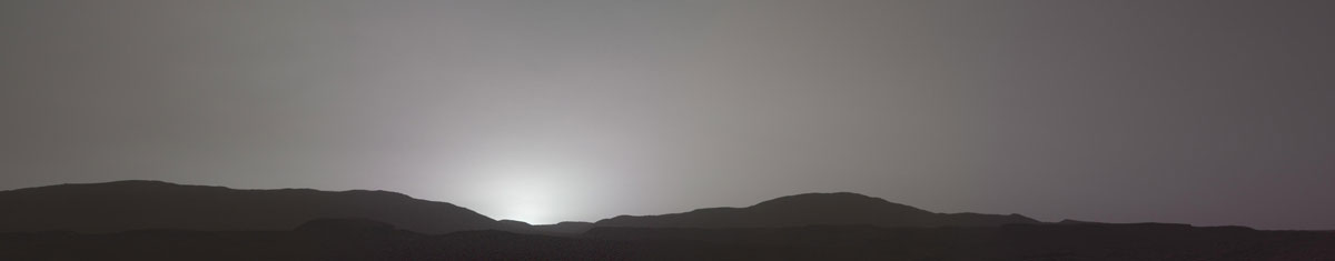 This sunset on Mars was captured by NASA's Perseverance Mars rover using its Mastcam-Z camera system on Nov. 9, 2021, the 257th Martian day, or sol, of the mission.