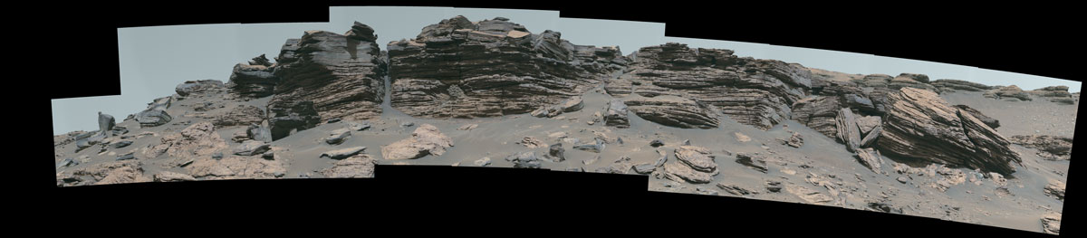 NASA’s Perseverance Mars rover used its Mastcam-Z camera to capture this rocky hilltop nicknamed “Rockytop” on July 24, 2022, the 507th Martian day, or sol, of the mission.