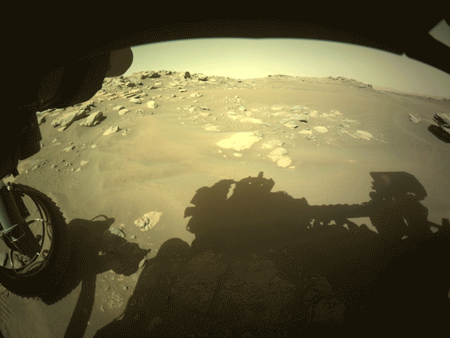 This movie is made from images taken by the Mars Perseverance rover’s Front Left Hazard Avoidance Camera between Sol 13 (March 4, 2021) and Sol 708 (Feb. 16, 2023), during the first two years of the rover’s surface mission.