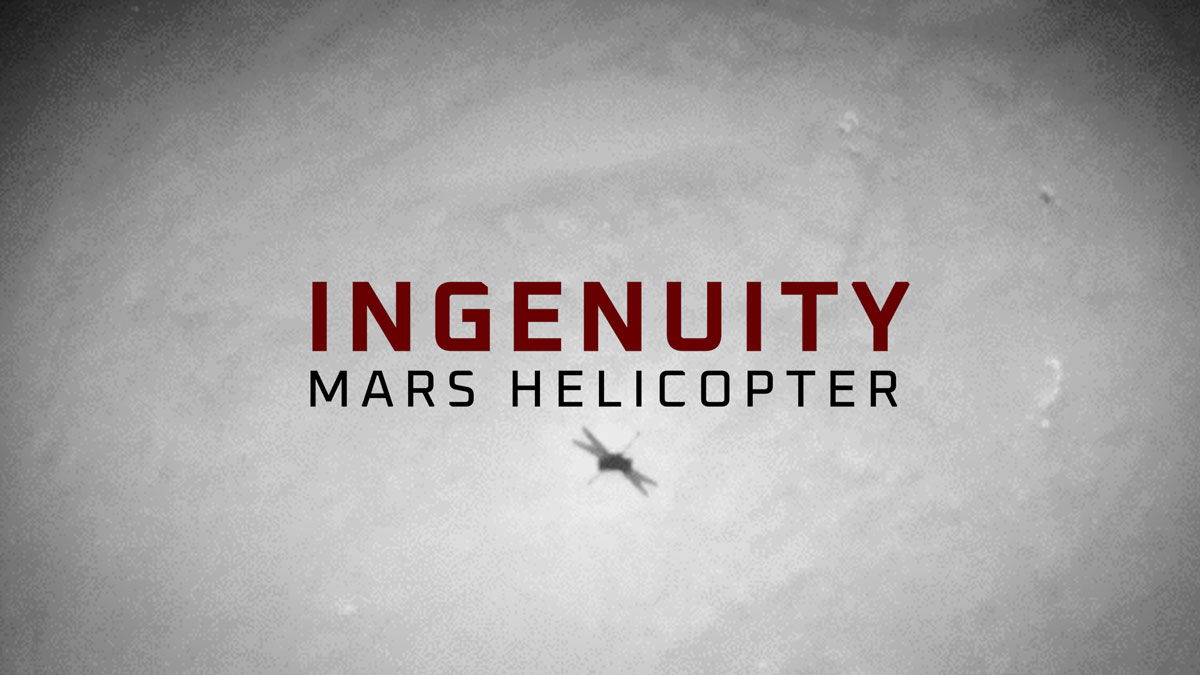 Ingenuity Mars Helicopter graphic