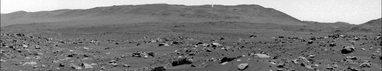Video of Mars Helicopter, composed of 21 frames taken four seconds apart, showing Martian dust devil moving east to west at a clip of about 12 mph (19 kph) along “Thorofare Ridge” on Aug. 30.