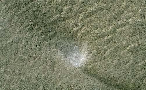 Martian Dust Devil with Track and Shadow - NASA Science