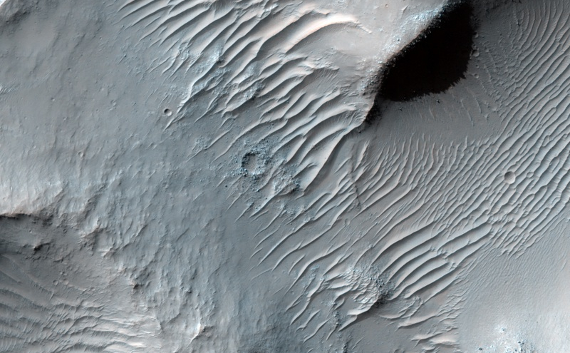 Dunes on Floor of Samara Valles, Mars