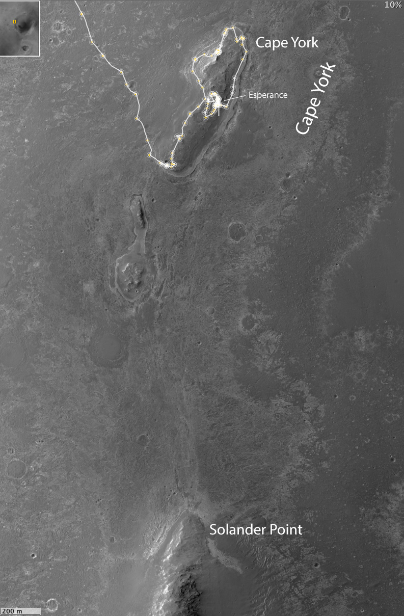 Opportunity Heads Toward Next Destination, 'Solander Point' - NASA Science