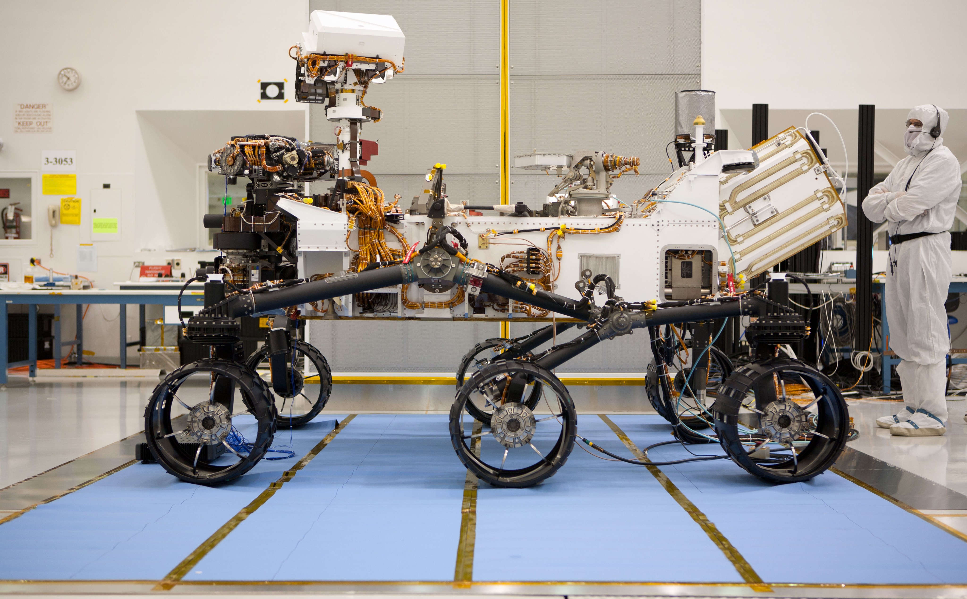 About the size of a small SUV, NASA's Curiosity rover is well equipped for a tour of Gale Crater on Mars.