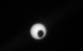 Phobos, the larger of Mars' two moons, transits in front of the sun in this sequence of 10 images taken by the panoramic camera (Pancam) of NASA's Mars Exploration Rover Opportunity during the afternoon of the rover's 3,078th Martian day, or sol (Sept. 20, 2012).