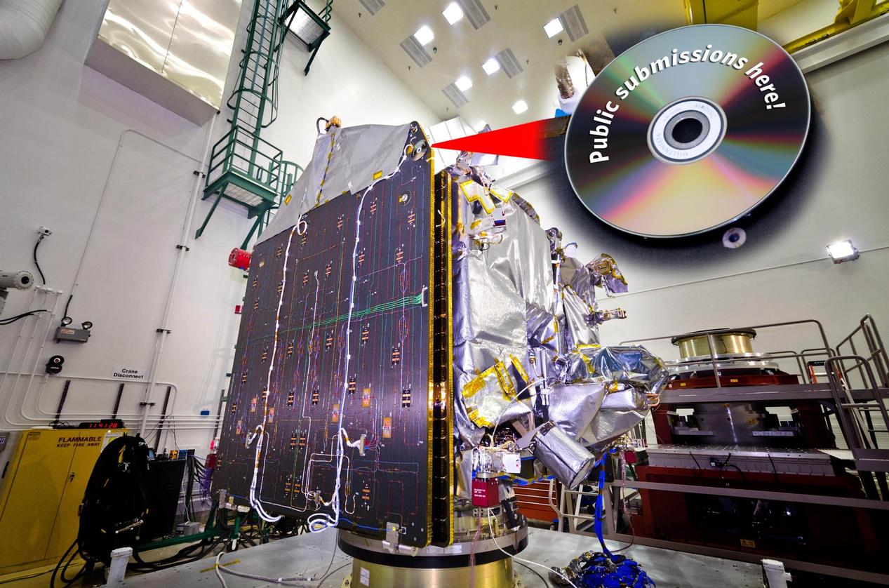On May 1, 2013, followers of the NASA MAVEN mission can begin entering their names to be placed on a specially designed DVD that will accompany the spacecraft on its journey to Mars this November.