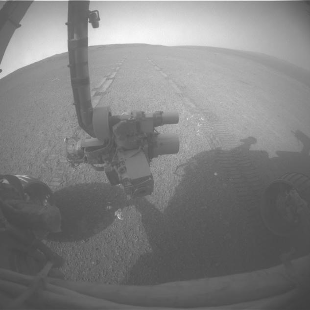 On the 3,309th Martian day, or sol, of its mission on Mars (May 15, 2013) NASA's Mars Exploration Rover Opportunity drove 263 feet (80 meters) southward along the western rim of Endeavour Crater.