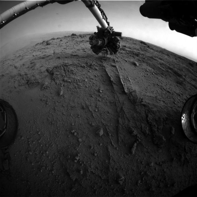 NASA's Mars rover Curiosity used a new technique, with added autonomy for the rover, in placement of the tool-bearing turret on its robotic arm during the 399th Martian day, or sol, of the mission.