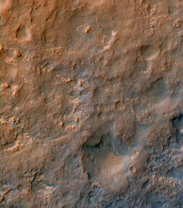 Curiosity Rover Tracks, Viewed from Orbit in December 2013 - NASA Science