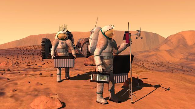 Astronauts Set Up Weather Station On Mars - Nasa Science