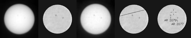 Image of Mercury Transit of the Sun, Seen From Mars