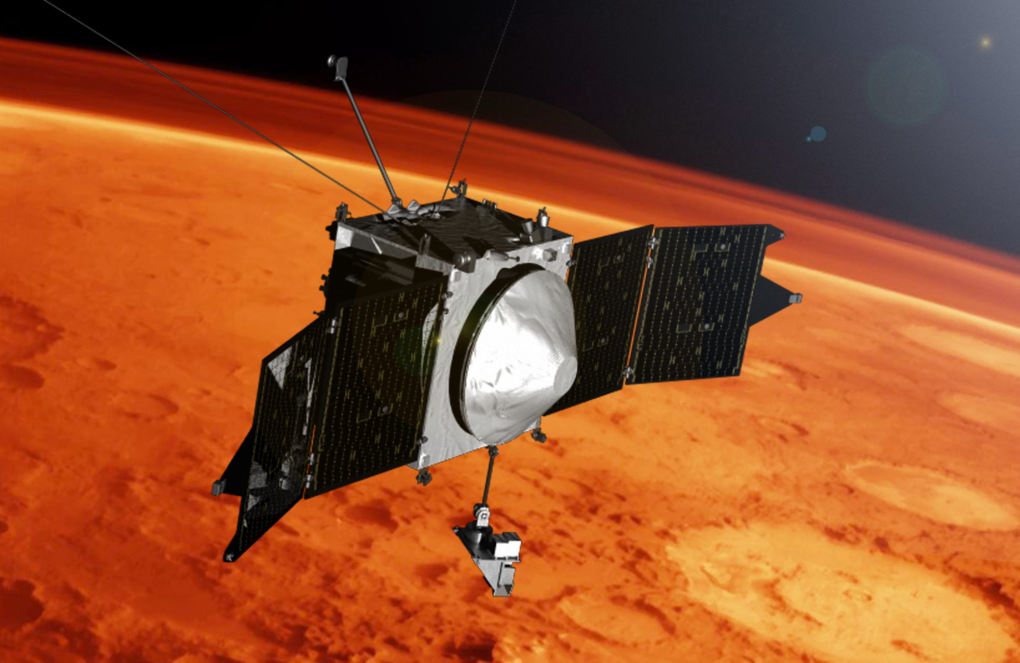 NASA's MAVEN mission is observing the upper atmosphere of Mars to help understand climate change on the planet. MAVEN entered its science phase on Nov. 16, 2014.
