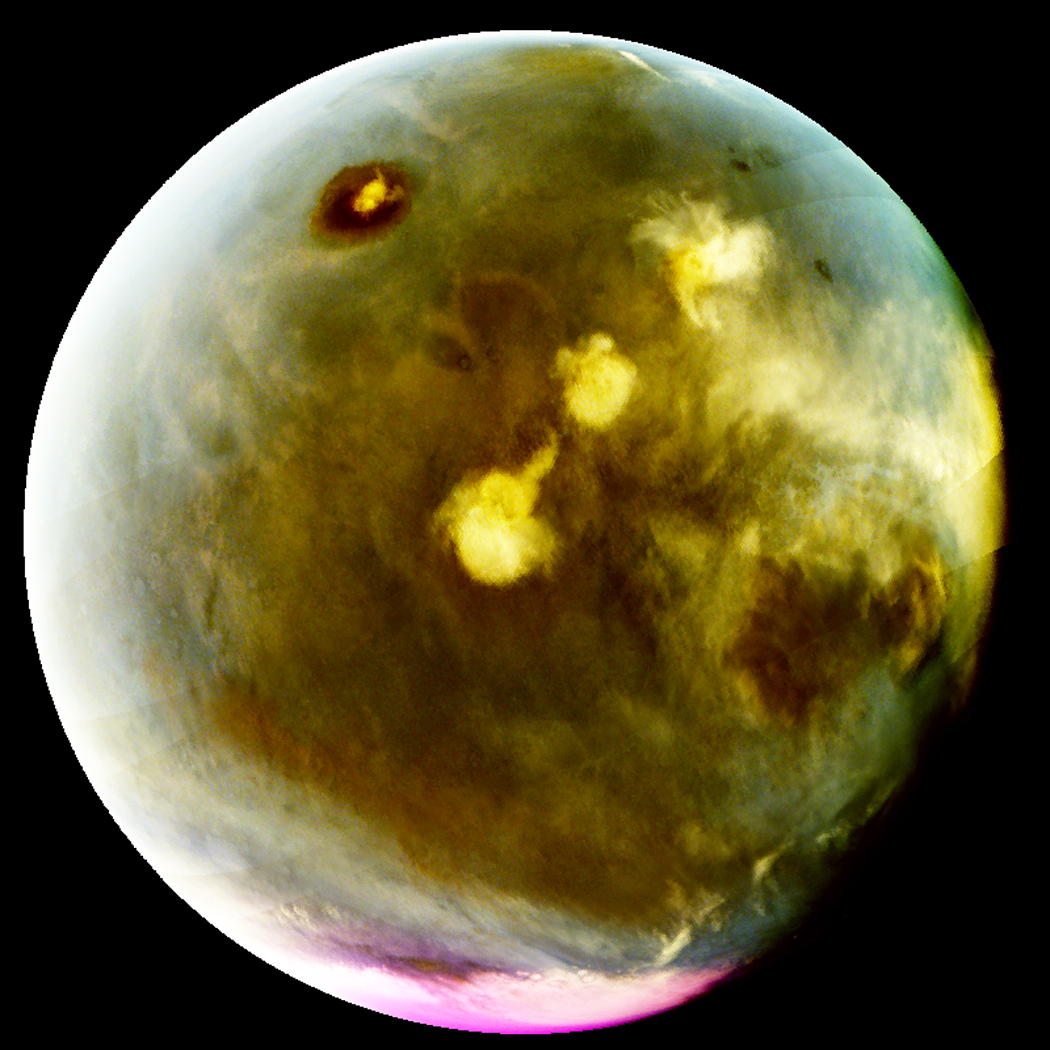 MAVEN's Imaging UltraViolet Spectrograph obtained images of rapid cloud formation on Mars on July 9-10, 2016.