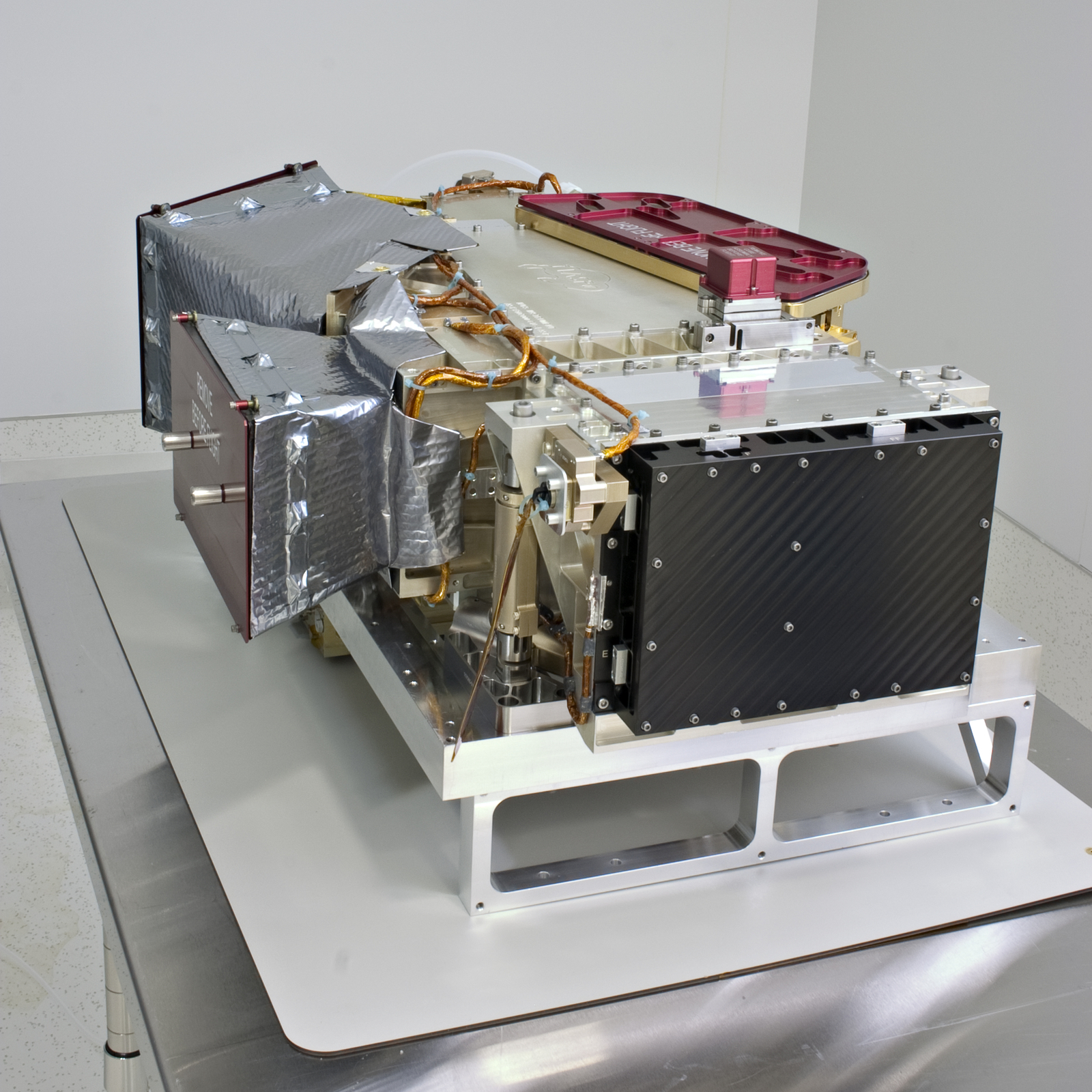 The Imaging Ultraviolet Spectrograph (IUVS) is a part of the Remote Sensing (RS) Package and measures global characteristics of the upper atmosphere and ionosphere via remote sensing.