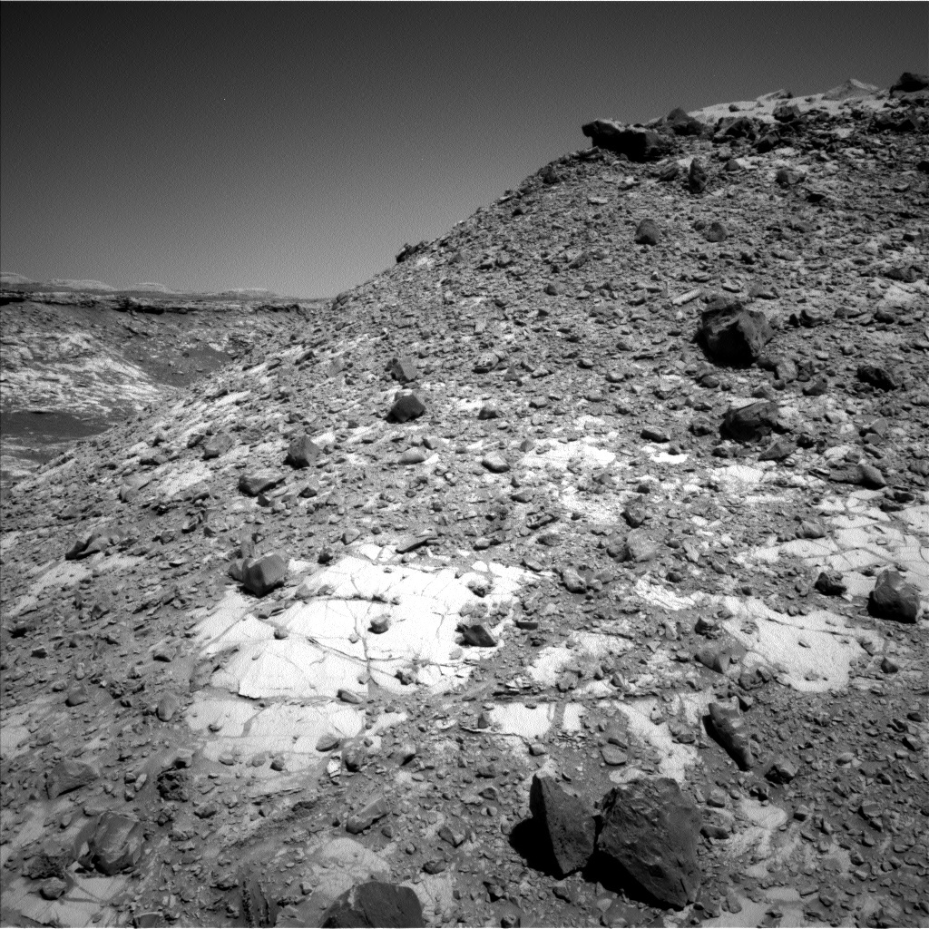 Curiosity’s workspace at the top of Western Butte for the next few sols.