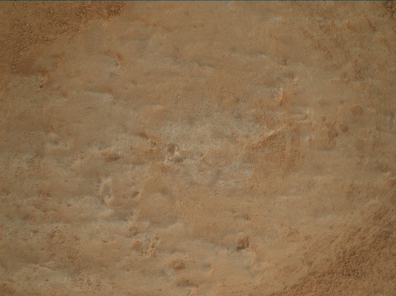 MAHLI close up of the Hutton drill target.