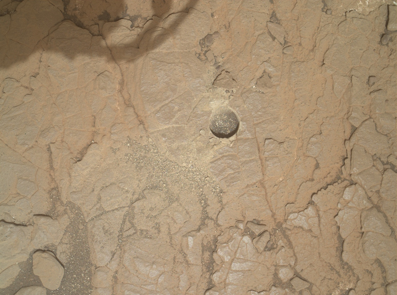 an image of Mars soil