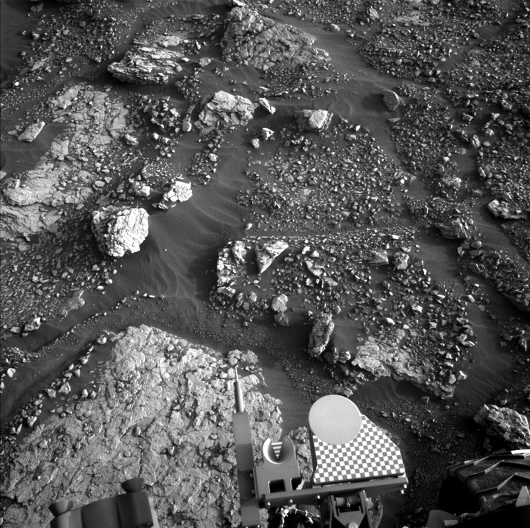 Curiosity's hardware on Mars