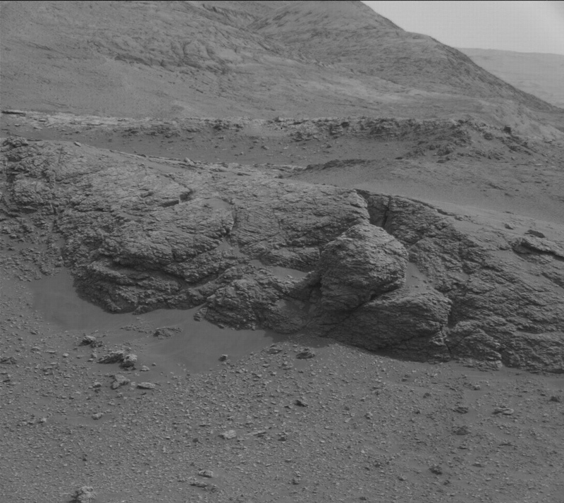 This image was taken by Mast Camera (Mastcam) onboard NASA's Mars rover Curiosity on Sol 2842. Credit: NASA/JPL-Caltech/MSSS. Download image ›