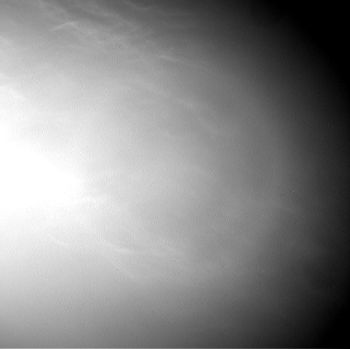 Wispy clouds float across the Martian sky in this accelerated sequence of early-morning images taken on July 17, 2017, by the Navcam on NASA's Curiosity Mars rover.