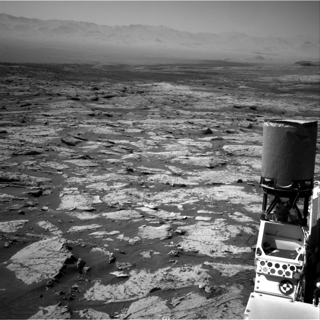 This image was taken by Right Navigation Camera onboard NASA's Mars rover Curiosity on Sol 3154.
